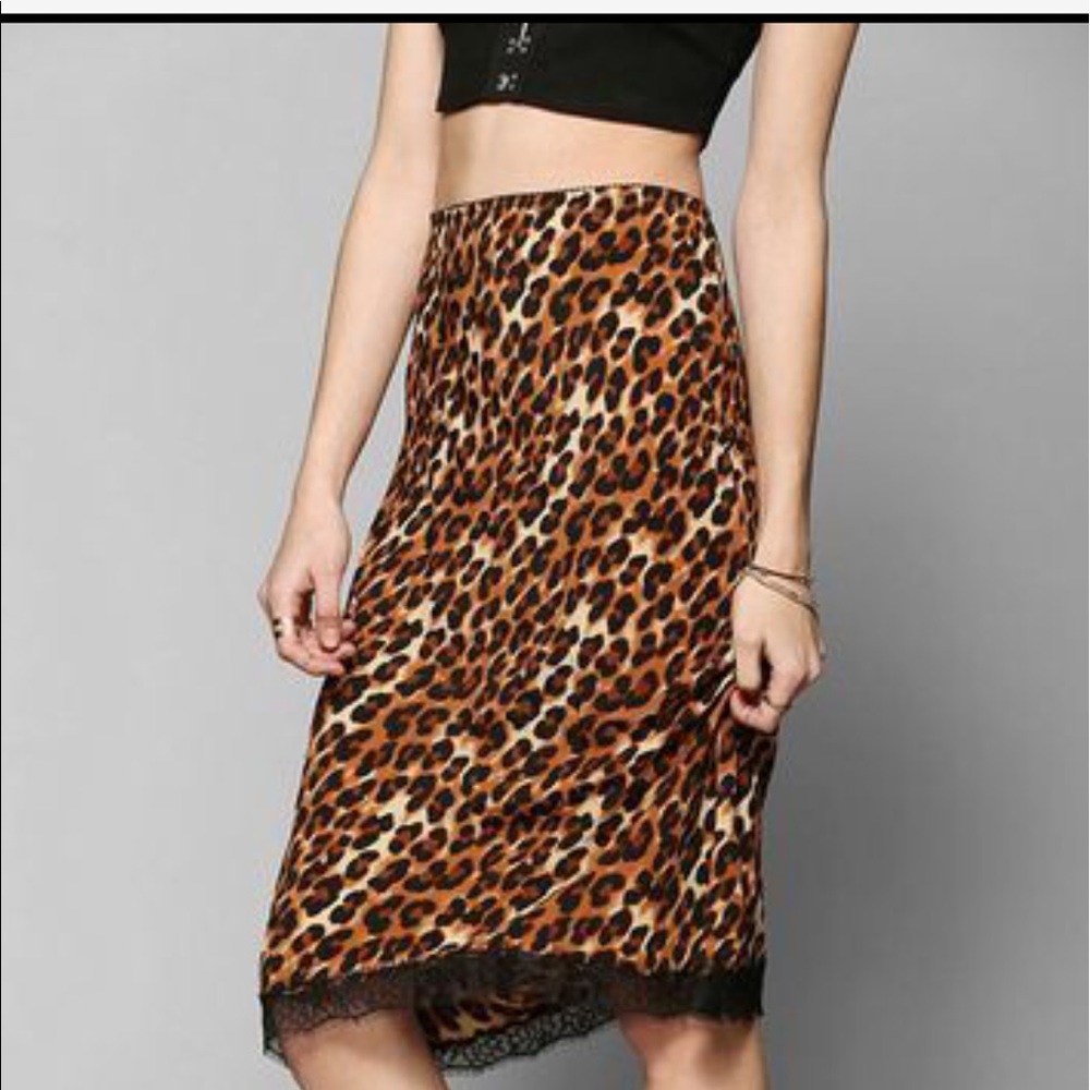 Leopard Printed Skirt - image 1